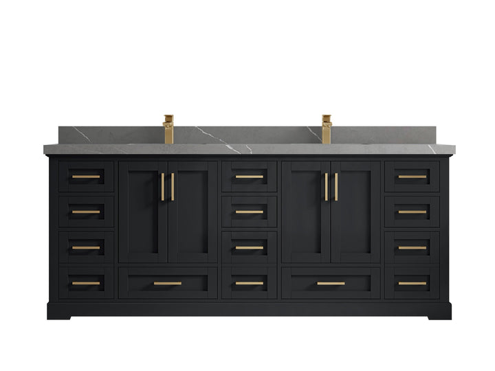 Boston 84 in. W x 22 in. D Double Sink Bathroom Vanity - photo 33