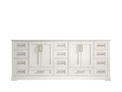 Boston 84 in. W x 22 in. D Double Sink Bathroom Vanity - Willow Bath and Vanity