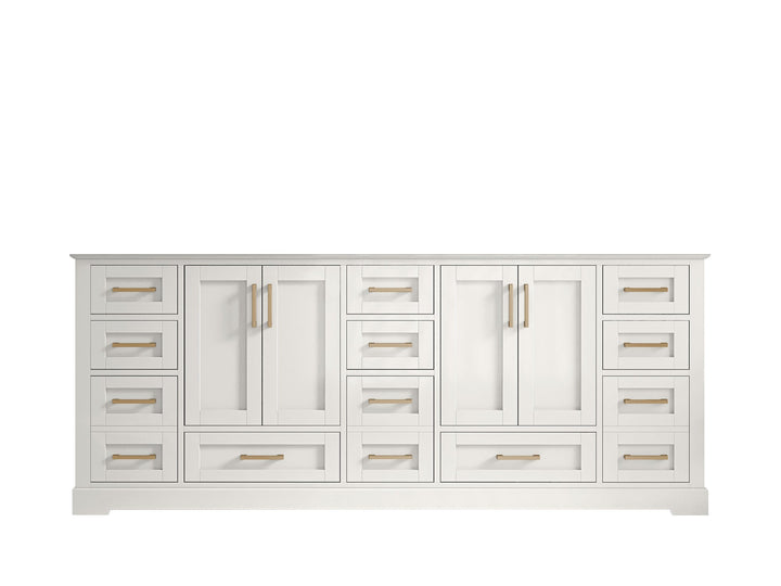 Boston 84 in. W x 22 in. D Double Sink Bathroom Vanity - photo 6