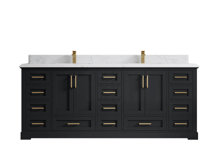 Boston 84 in. W x 22 in. D Double Sink Bathroom Vanity - photo 47