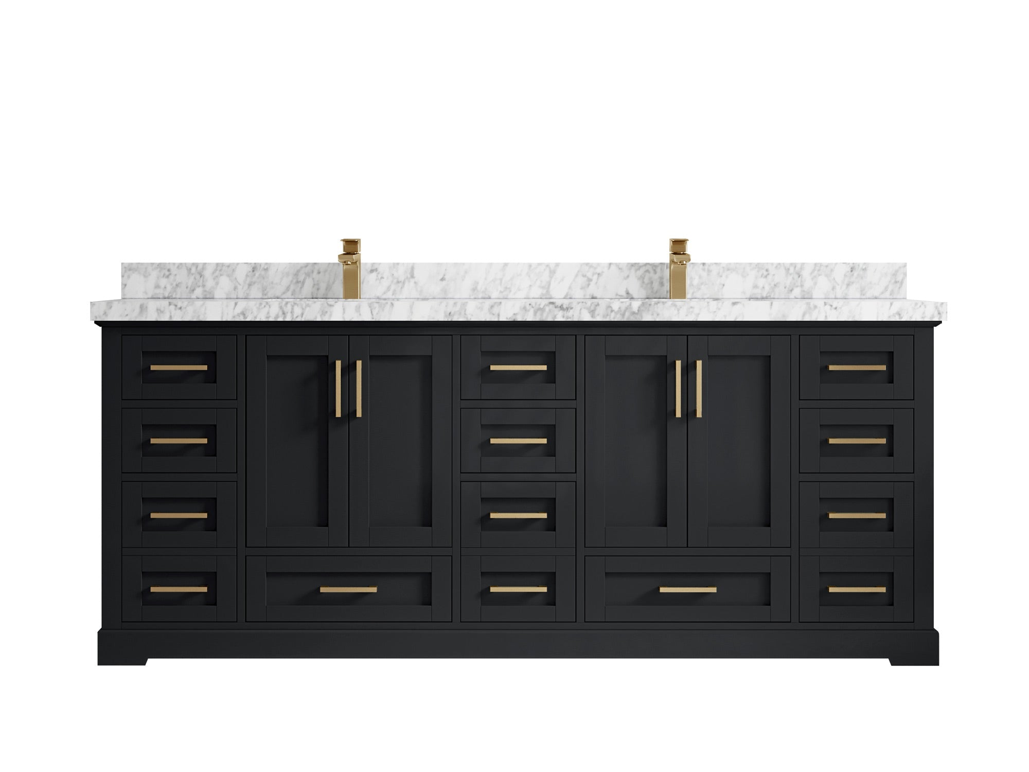 Boston 84 in. W x 22 in. D Double Sink Bathroom Vanity - Willow Bath and Vanity