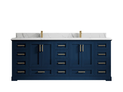 Boston 84 in. W x 22 in. D Double Sink Bathroom Vanity - Willow Bath and Vanity