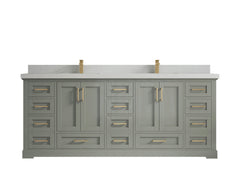 Boston 84 in. W x 22 in. D Double Sink Bathroom Vanity - photo 16