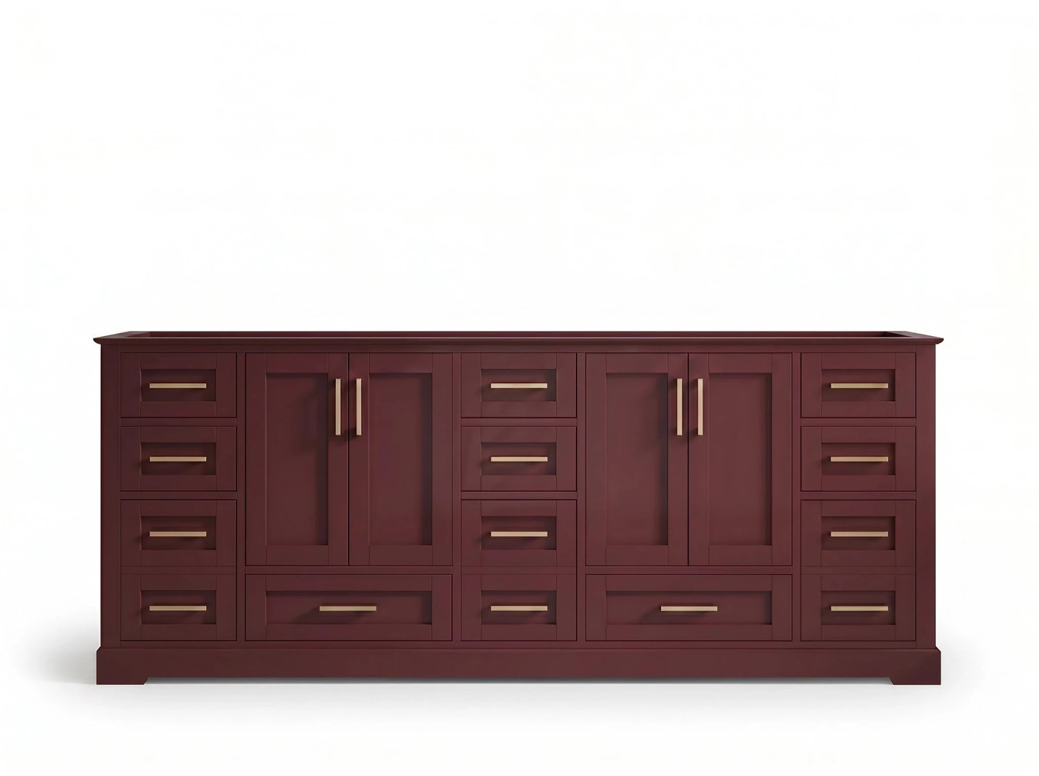 Boston 84 in. W x 22 in. D Double Sink Bathroom Vanity - Willow Bath and Vanity