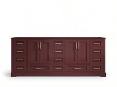 Boston 84 in. W x 22 in. D Double Sink Bathroom Vanity - photo 2