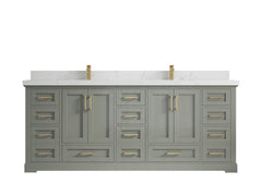 Boston 84 in. W x 22 in. D Double Sink Bathroom Vanity - photo 28