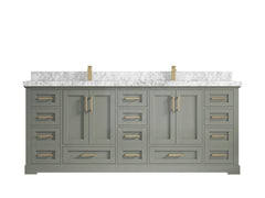 Boston 84 in. W x 22 in. D Double Sink Bathroom Vanity - photo 14
