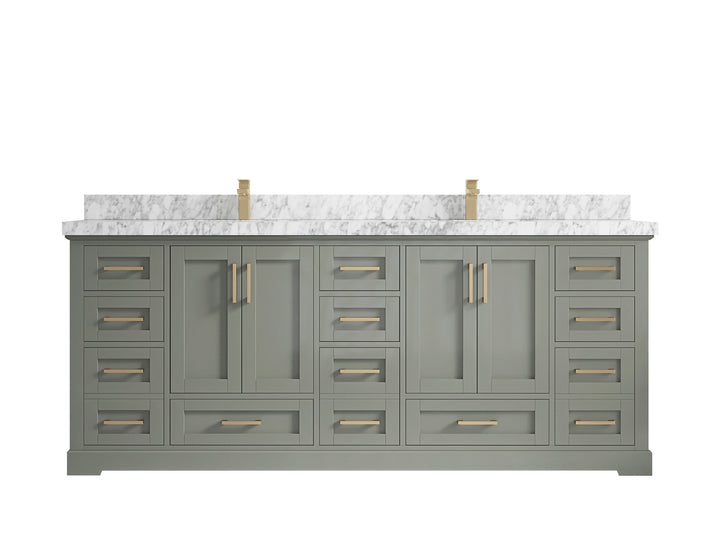 Boston 84 in. W x 22 in. D Double Sink Bathroom Vanity - photo 14