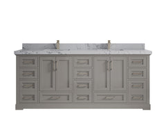 Boston 84 in. W x 22 in. D Double Sink Bathroom Vanity - photo 40