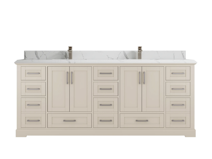 Boston 84 in. W x 22 in. D Double Sink Bathroom Vanity - photo 20