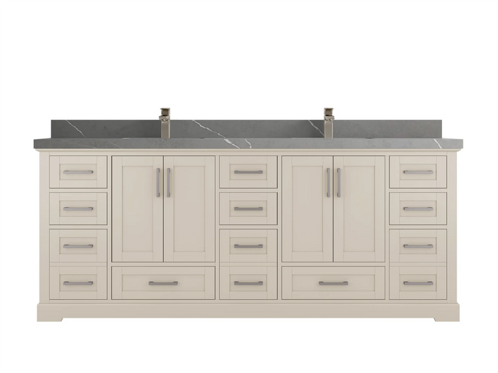 Boston 84 in. W x 22 in. D Double Sink Bathroom Vanity - photo 25