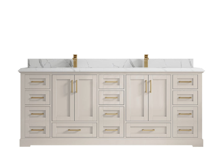 Boston 84 in. W x 22 in. D Double Sink Bathroom Vanity - photo 45