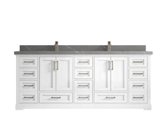 Boston 84 in. W x 22 in. D Double Sink Bathroom Vanity - photo 33