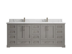 Boston 84 in. W x 22 in. D Double Sink Bathroom Vanity - photo 44