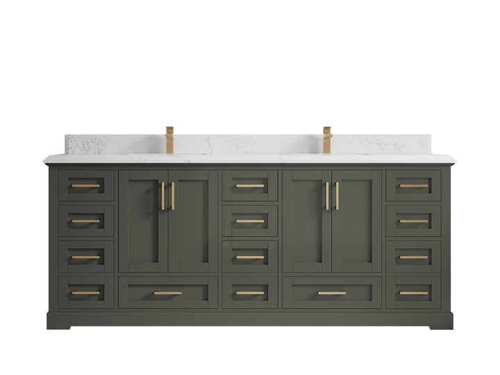 Boston 84 in. W x 22 in. D Double Sink Bathroom Vanity - photo 46