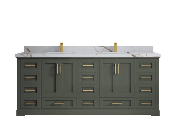 Boston 84 in. W x 22 in. D Double Sink Bathroom Vanity - photo 20