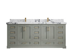 Boston 84 in. W x 22 in. D Double Sink Bathroom Vanity - photo 38