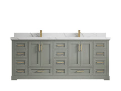Boston 84 in. W x 22 in. D Double Sink Bathroom Vanity - photo 22