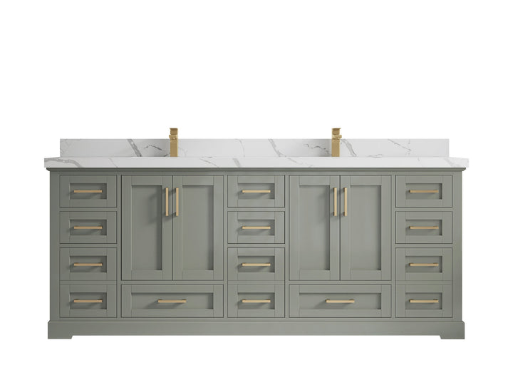 Boston 84 in. W x 22 in. D Double Sink Bathroom Vanity - photo 22