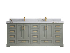 Boston 84 in. W x 22 in. D Double Sink Bathroom Vanity - photo 20