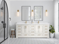Boston 84 in. W x 22 in. D Double Sink Bathroom Vanity - photo 4
