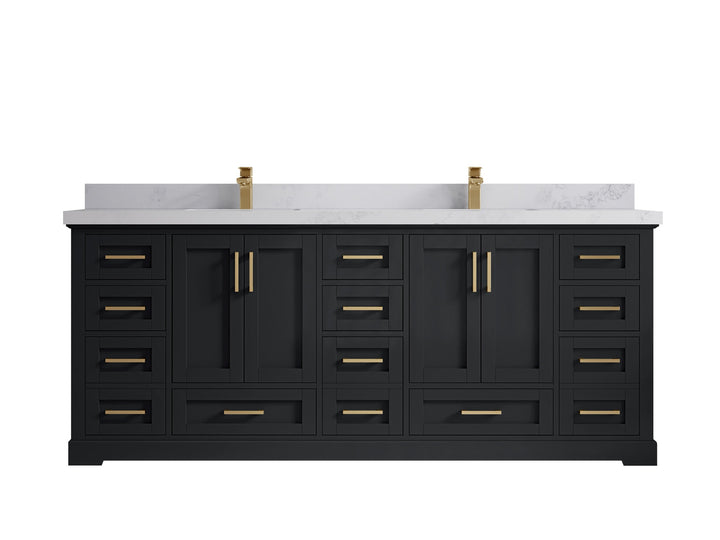 Boston 84 in. W x 22 in. D Double Sink Bathroom Vanity - photo 23