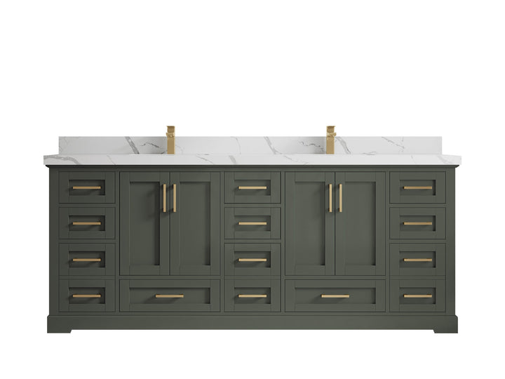 Boston 84 in. W x 22 in. D Double Sink Bathroom Vanity - photo 22