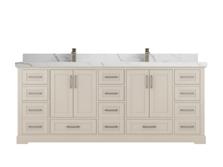 Boston 84 in. W x 22 in. D Double Sink Bathroom Vanity - photo 16