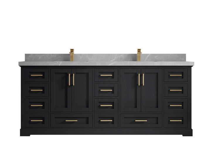 Boston 84 in. W x 22 in. D Double Sink Bathroom Vanity - photo 31