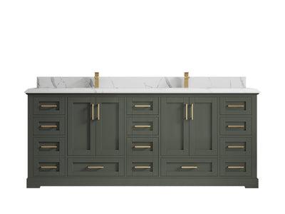 Boston 84 in. W x 22 in. D Double Sink Bathroom Vanity - Willow Bath and Vanity