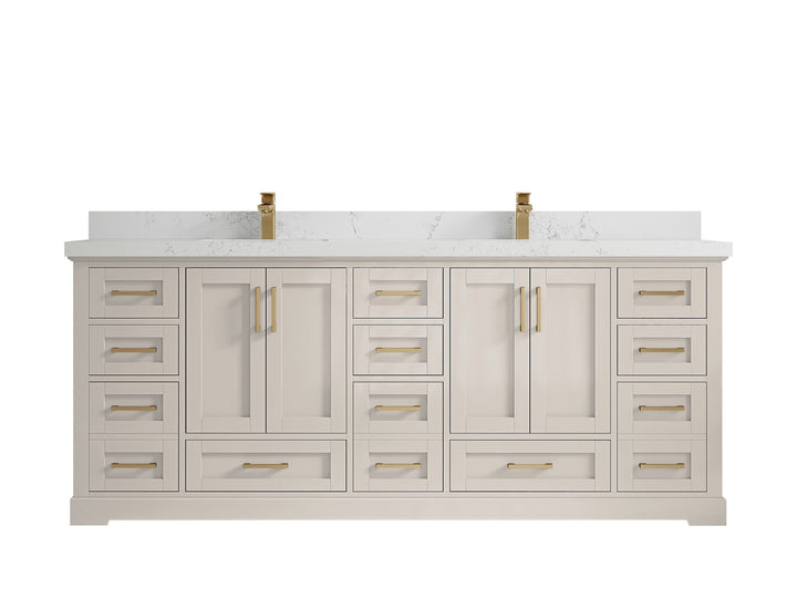Boston 84 in. W x 22 in. D Double Sink Bathroom Vanity - photo 29