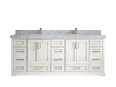 Boston 84 in. W x 22 in. D Double Sink Bathroom Vanity - photo 41