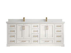 Boston 84 in. W x 22 in. D Double Sink Bathroom Vanity - photo 43