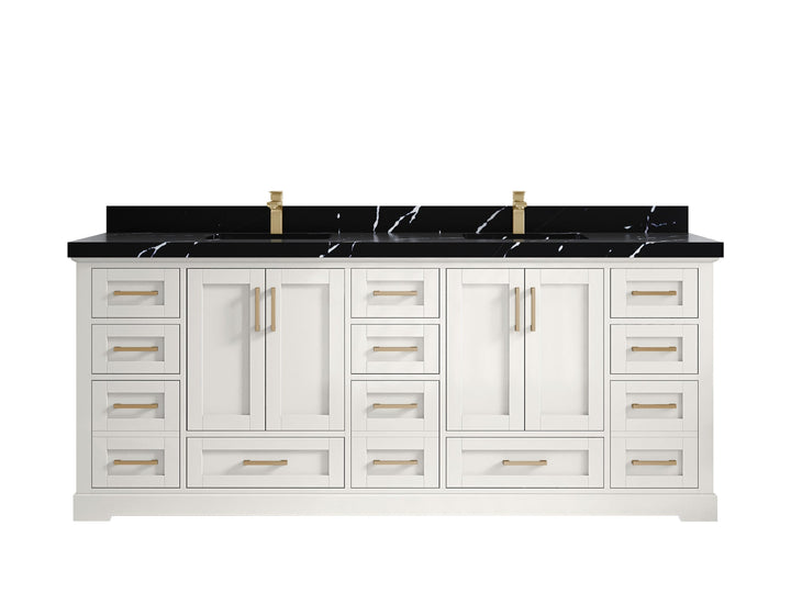 Boston 84 in. W x 22 in. D Double Sink Bathroom Vanity - photo 17