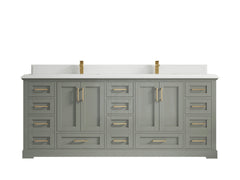 Boston 84 in. W x 22 in. D Double Sink Bathroom Vanity - photo 48