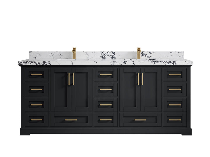 Boston 84 in. W x 22 in. D Double Sink Bathroom Vanity - photo 39