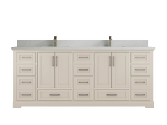 Boston 84 in. W x 22 in. D Double Sink Bathroom Vanity - photo 13