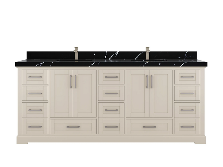 Boston 84 in. W x 22 in. D Double Sink Bathroom Vanity - photo 14