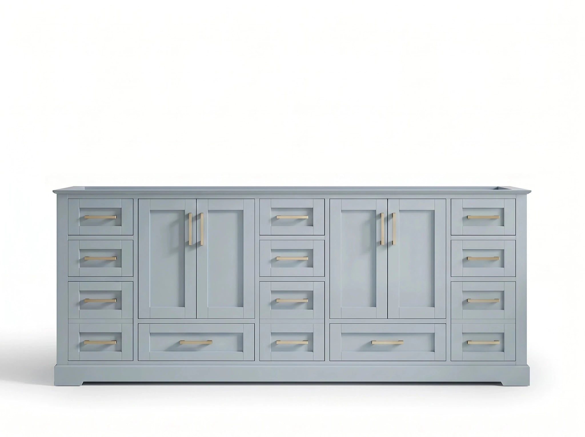 Boston 84 in. W x 22 in. D Double Sink Bathroom Vanity - Willow Bath and Vanity