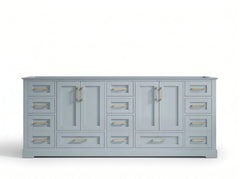 Boston 84 in. W x 22 in. D Double Sink Bathroom Vanity - photo 3