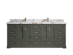 Boston 84 in. W x 22 in. D Double Sink Bathroom Vanity - photo 34