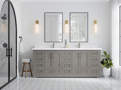 Boston 84 in. W x 22 in. D Double Sink Bathroom Vanity - photo 4