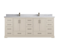 Boston 84 in. W x 22 in. D Double Sink Bathroom Vanity - photo 17