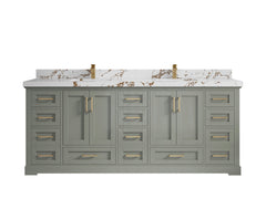 Boston 84 in. W x 22 in. D Double Sink Bathroom Vanity - photo 34
