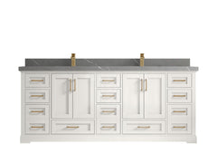 Boston 84 in. W x 22 in. D Double Sink Bathroom Vanity - photo 33
