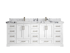 Boston 84 in. W x 22 in. D Double Sink Bathroom Vanity - photo 39