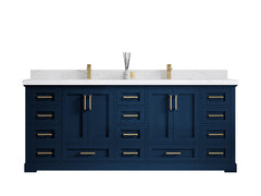 Boston 84 in. W x 22 in. D Double Sink Bathroom Vanity - photo 1