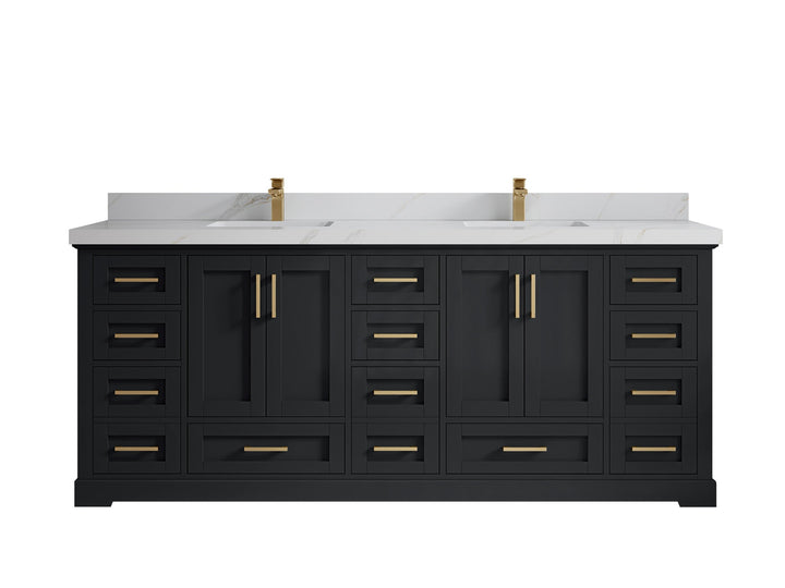 Boston 84 in. W x 22 in. D Double Sink Bathroom Vanity - photo 27
