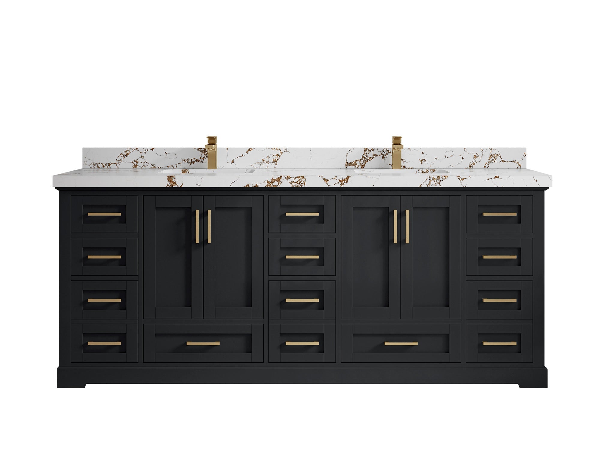 Boston 84 in. W x 22 in. D Double Sink Bathroom Vanity - Willow Bath and Vanity