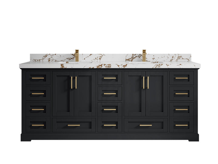 Boston 84 in. W x 22 in. D Double Sink Bathroom Vanity - photo 35